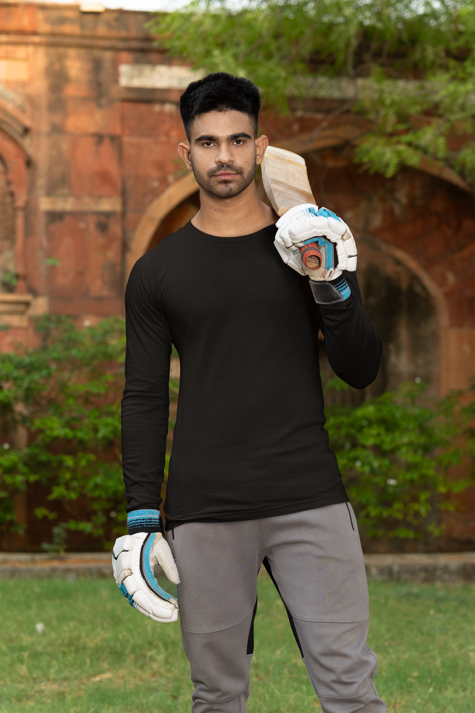 Plain Full Sleeves Unisex T-Shirt