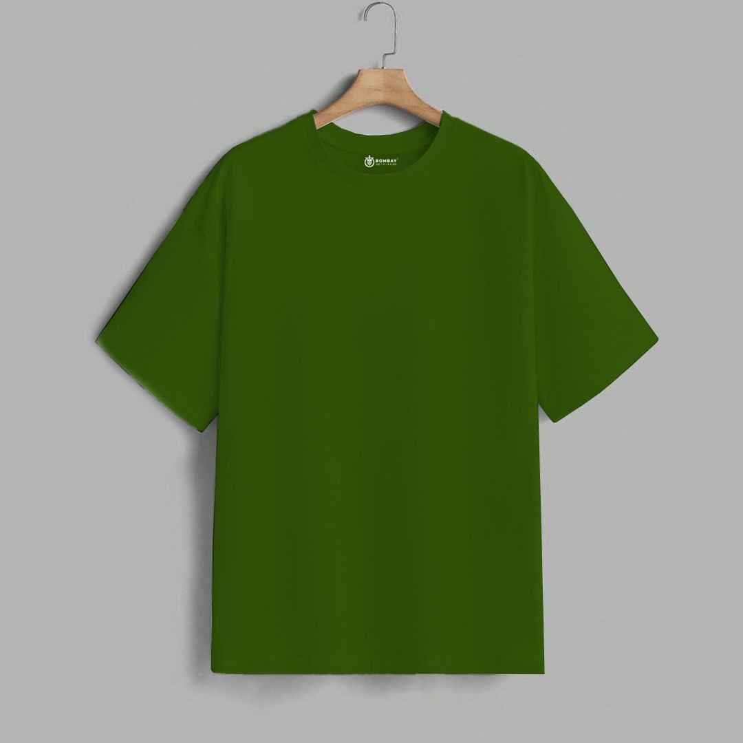 Olive Green Oversized T-shirt